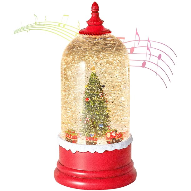 Snow globe lights led blowing christmas resin xmas angel decoration panda carved lovely factory chinese handmade printed santa base water Christmas Snow Globe, Christmas Lighted Musical Snow Globe Lantern with