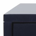 thumbnail image 5 of SAFAVIEH Lyla Mid-Century Retro Gold Cap Nightstand Navy / Gold, 5 of 12