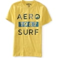 thumbnail image 1 of Camiseta Gráfica Aeropostale 1987 Surf para Hombre Amarillo Extragrande, 1 of 1