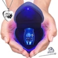 thumbnail image 1 of Urna crematoria YmBest de 1,6 L con collar para cenizas humanas, 1 of 8