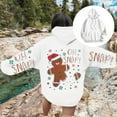 thumbnail image 2 of Wang6 Christmas Hoodies for Women Plus Size Funny Back Merry Christmas Letter Print Hooded Sweatshirts Long Sleeve V Neck Xmas Holiday Party Graphic Pullovers Tops with Pocket X_White XL, 2 of 8