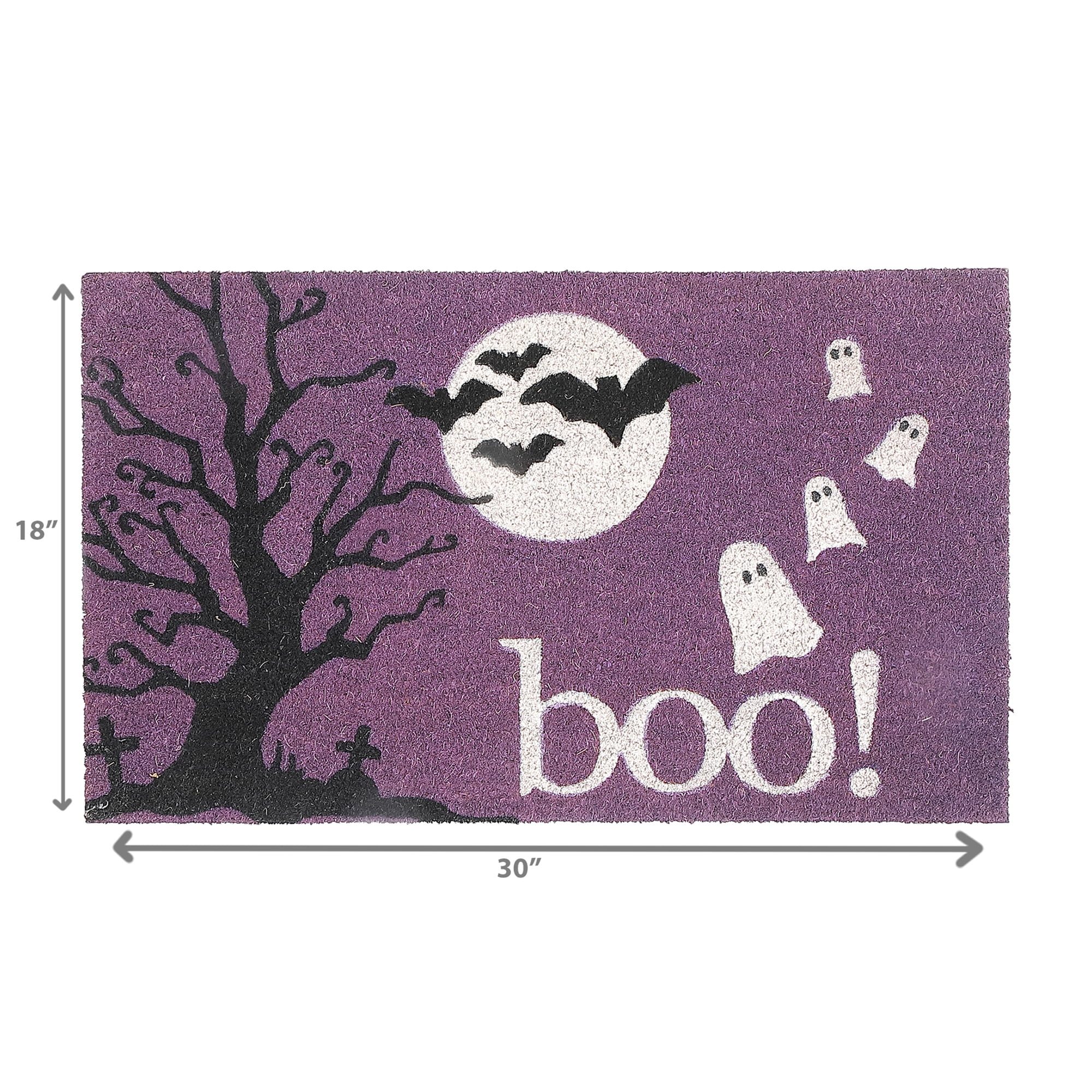 Coir Door Mat (Boo!)