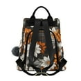 thumbnail image 2 of FORMRS Women's Travel Backpack Purse Anti-theft Hidden Pockets Casual Shoulder Bag, Black Plaid Floral, 2 of 7