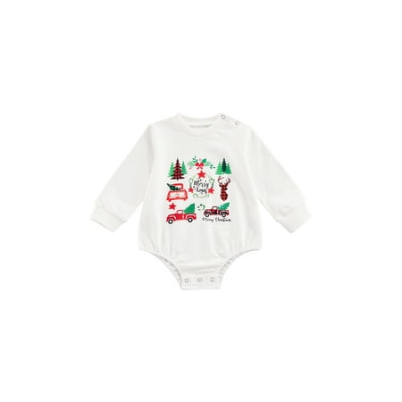 

CHENGYU Baby Romper Cartoon Patterns Print O-Neck Long Sleeve Bodysuit