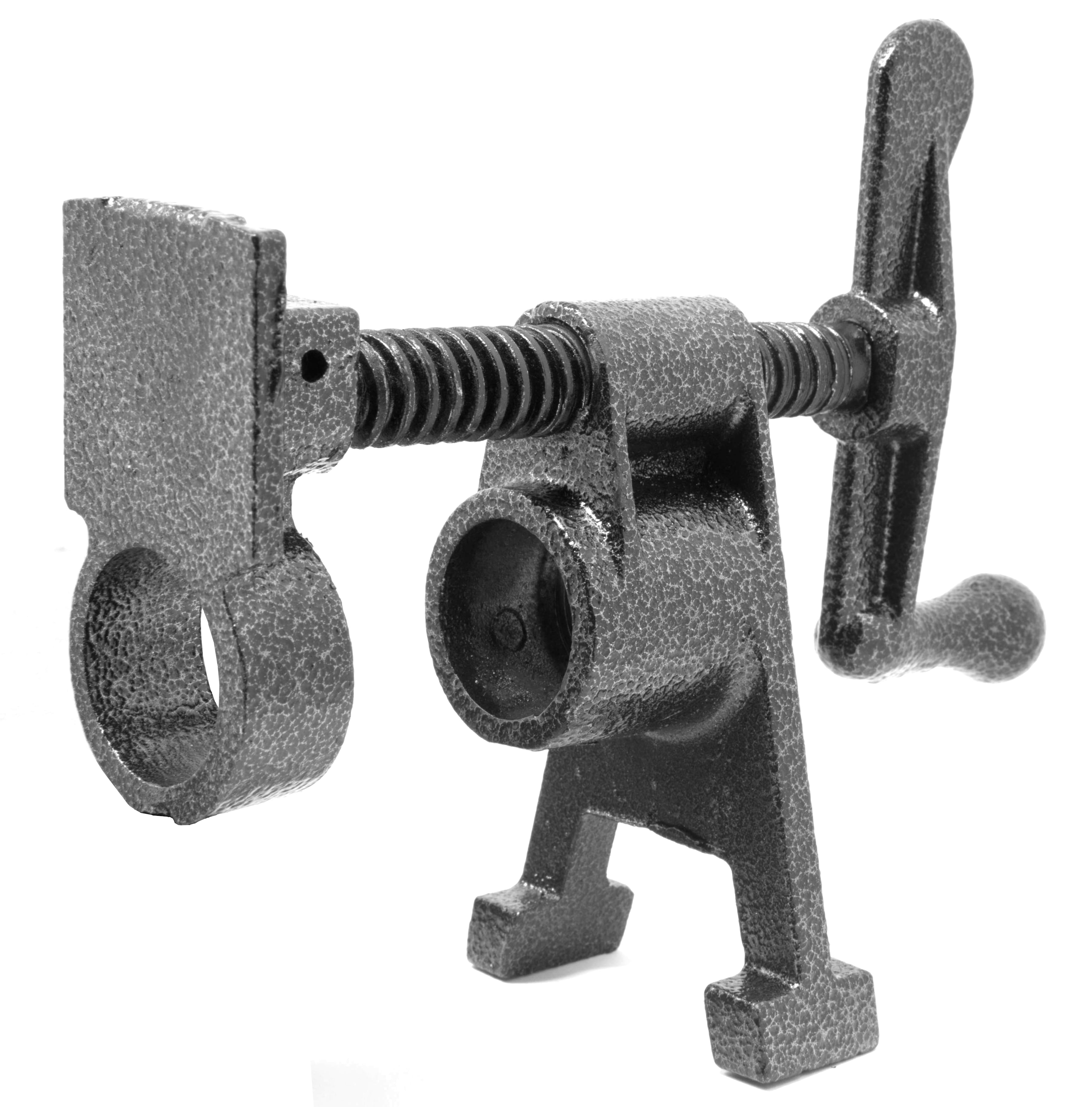 WEN Heavy Duty 3/4-Inch Cast Iron Pipe Clamp Vise for Woodworking