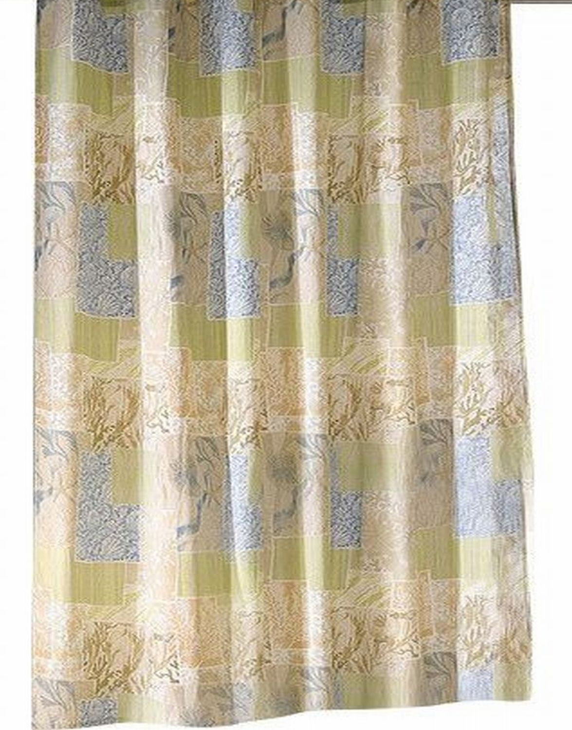 Manarola Village Seaside House Scenic Waterproof Fabric Shower Curtain Liner 72" 
