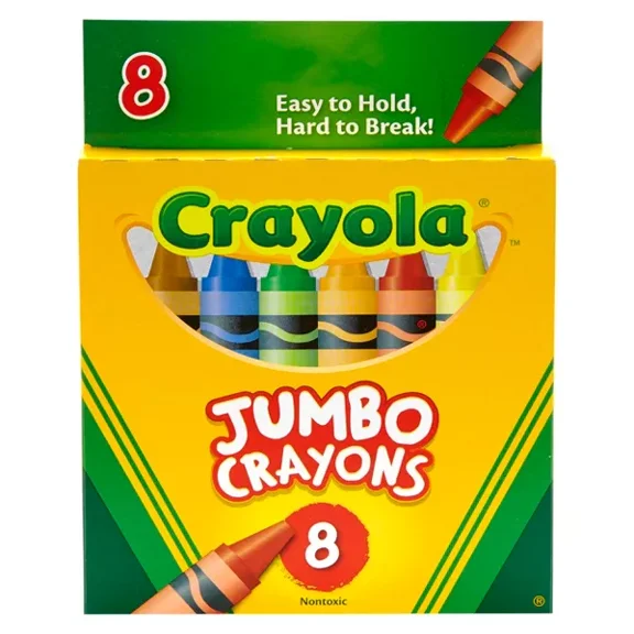 8ct Jumbo Crayons
