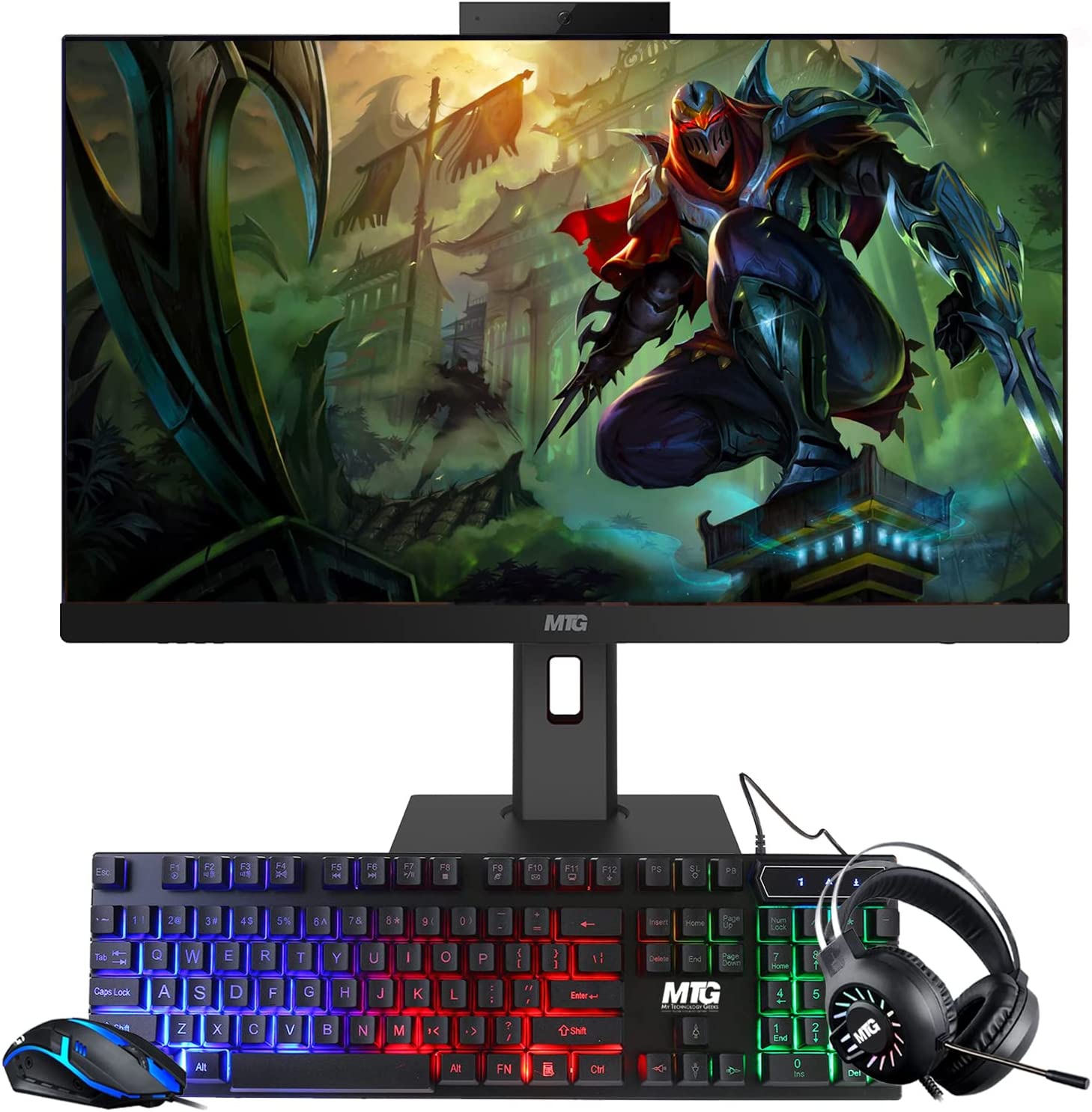 Gaming All in one PC 24 Inch FHD Touchscreen, MTG Yama, Intel Core i5