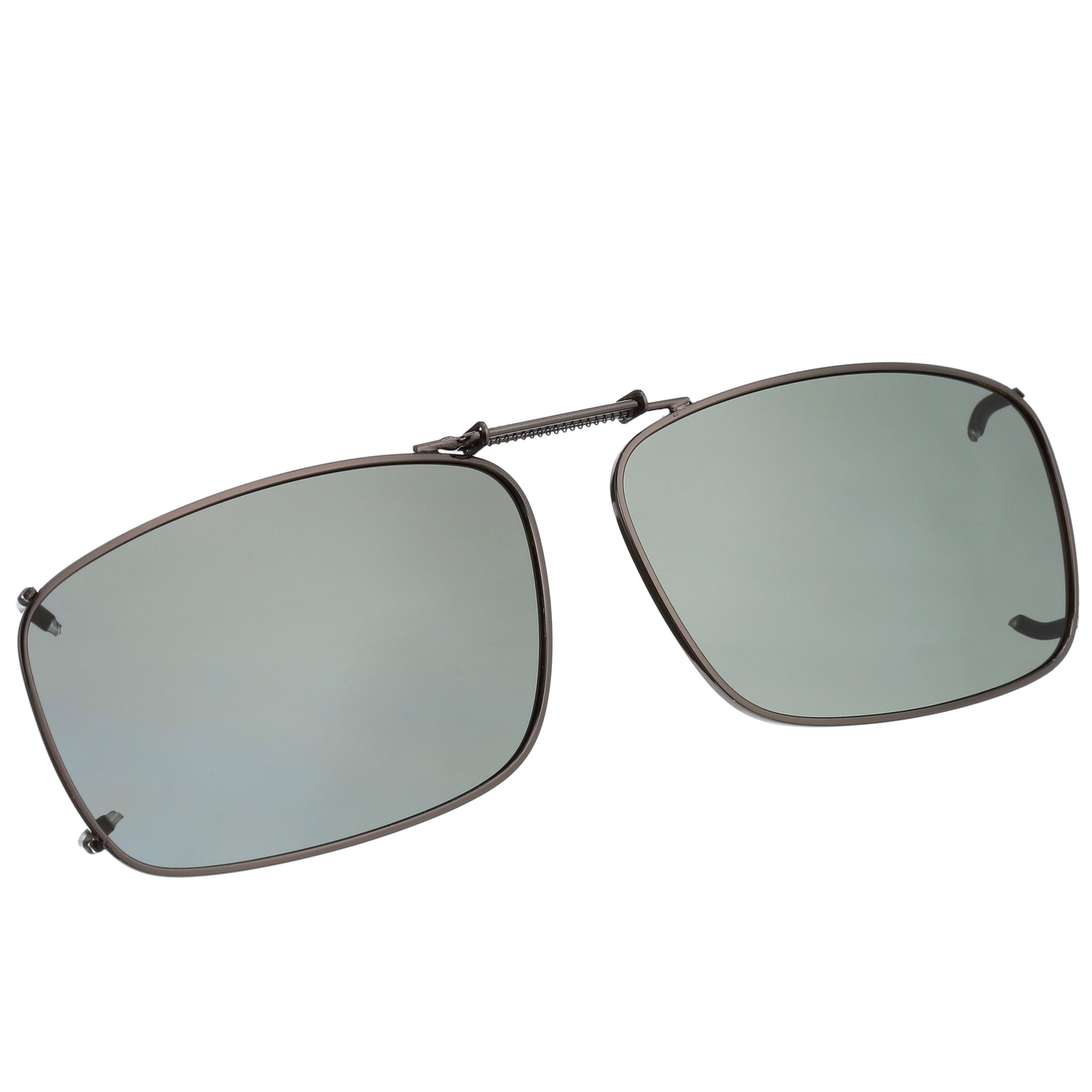 Polar Optics Optical Unisex FlipUps rec 19 GM 54 Clip Ons Sunglasses Gray