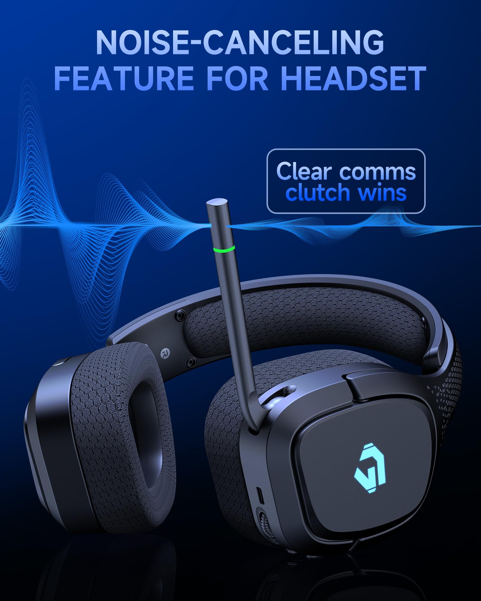 Captain 700 Pro Gaming Headset for PS5,PS4,PC,Switch, Wireless