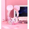 thumbnail image 3 of Auriculares Bluetooth KORABA para niños con Micrófono inalámbricos rosa, 3 of 3