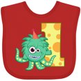 thumbnail image 3 of Inktastic Monster 1st Birthday Boys or Girls Baby Bib, 3 of 4