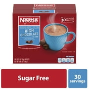 Nestle No Sugar Added, Fat Free Rich Chocolate Drink Mix, 0.28 oz, 30 Packets
