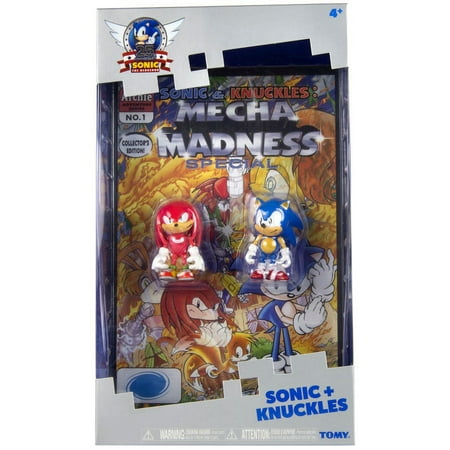Sonic The Hedgehog 25th Anniversary Sonic & Knuckles Action Figure 2-Pack [With Comic Book]