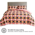 thumbnail image 5 of American Home Collection 3-Piece Reversible Comforter Set, Soft and Lightweight, Pink Dots, King/Cal King, 5 of 5