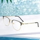 thumbnail image 5 of Gafas Soledad con Bloqueo de Luz Azul Montura Metálica Lente Transparente, 5 of 7