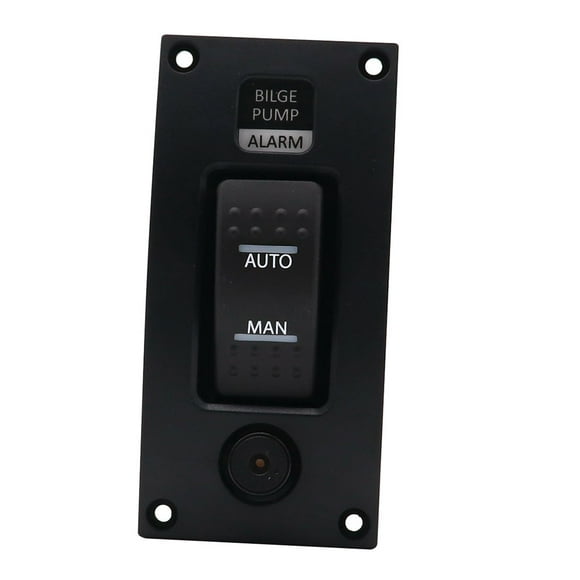 Speravity Panel de interruptores para barco, 12-24V, botón de bomba de protección contra sobrecarga, resistente al agua, resistente a los Bombillas para automóviles