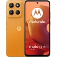 thumbnail image 1 of Pre-Owned Motorola Moto G15 4G LTE (XT2521-2) 4+256GB Dual Sim | GSM Unlocked | International Model | for T-Mobile, Metro PCS, Mint & Tello - (Orange), 1 of 1