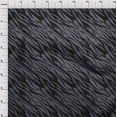 thumbnail image 3 of oneOone Cotton Jersey Gray Fabric Tiger Animal Skin Dress Material Fabric Print Fabric By The Yard 58 Inch Wide, 3 of 4