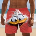 thumbnail image 3 of CHENge Men's Big and Tall Swim Trunks Fashion Hawaiian Print Quick-Dry Beach Swimming Shorts with Pockets Anti-Chafe Fishing Shorts for Men, 3 of 5