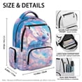 thumbnail image 7 of Yspwyqan Cherry Blossom Baby Dragon Teen Boys Backpack, 600D Durable Polyester School Bag, 17 Inch Large Capacity Laptop Backpack with Front Pocket for Middle High School Hiking, 7 of 7