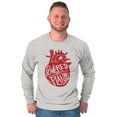 thumbnail image 5 of Powered By Plants Healthy Vegetarian Long Sleeve TShirt Men Women Brisco Brands X, 5 of 5