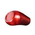 thumbnail image 4 of ZS Auto Red Auto bon Fiber Gear Shift Knob Cover Trim Decor For Chevrolet Camaro 2016 2017 2018 2019 2020, 4 of 5