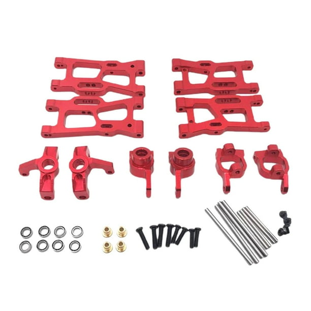 Piezas de actualización de vehículos de coche RC 144001 Actualizaciones del eje de dirección del oscilante , Rojo rojo Magideal Piezas de actualización de vehículos de coche RC