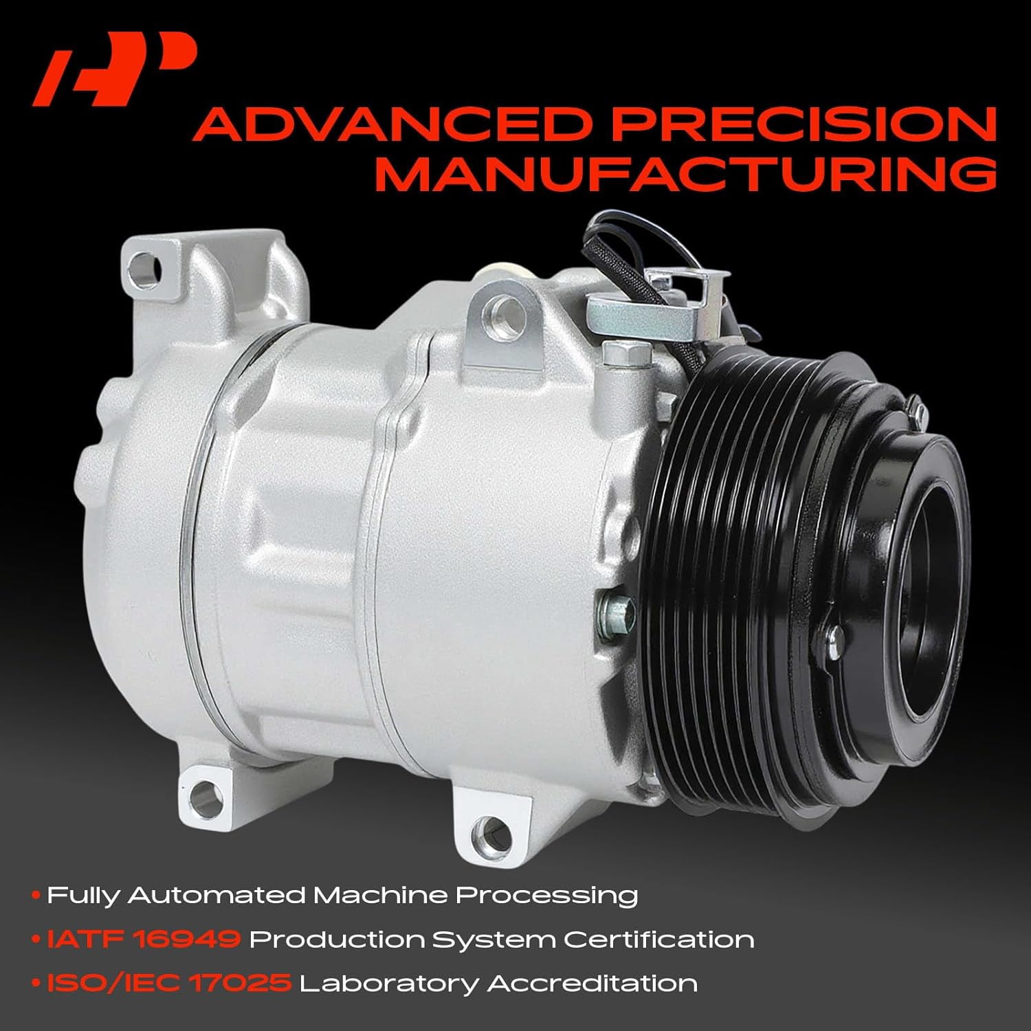 A-Premium AC Compressor with Clutch Compatible with Lexus GS300 2006 GS350 2007-2011 IS250 IS350 2006-2013 V6 3.0L 3.5L