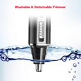 thumbnail image 3 of 4 in 1 Electric Nose Hair Trimmer Men Rechargeable Nose Hair Eyebrow Sideburn Beard Shaver Hair Cliper, 3 of 4