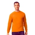 thumbnail image 2 of Gildan Work Wear for Men, Long Sleeve Hi-Vis Shirt, Safety Orange, Pack 4, 2XL, 2 of 5