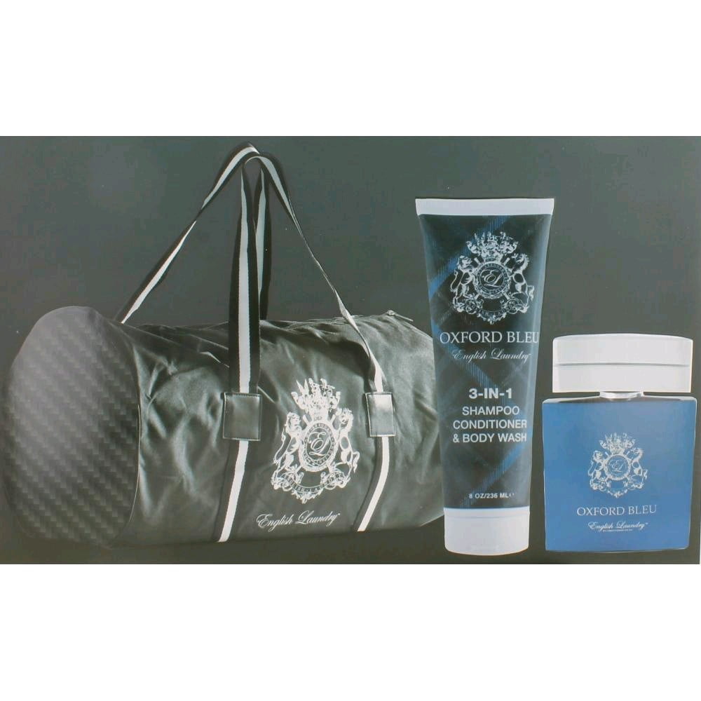 Oxford Bleu by English Laundry, 3 Piece Gift Set for Men Bag 