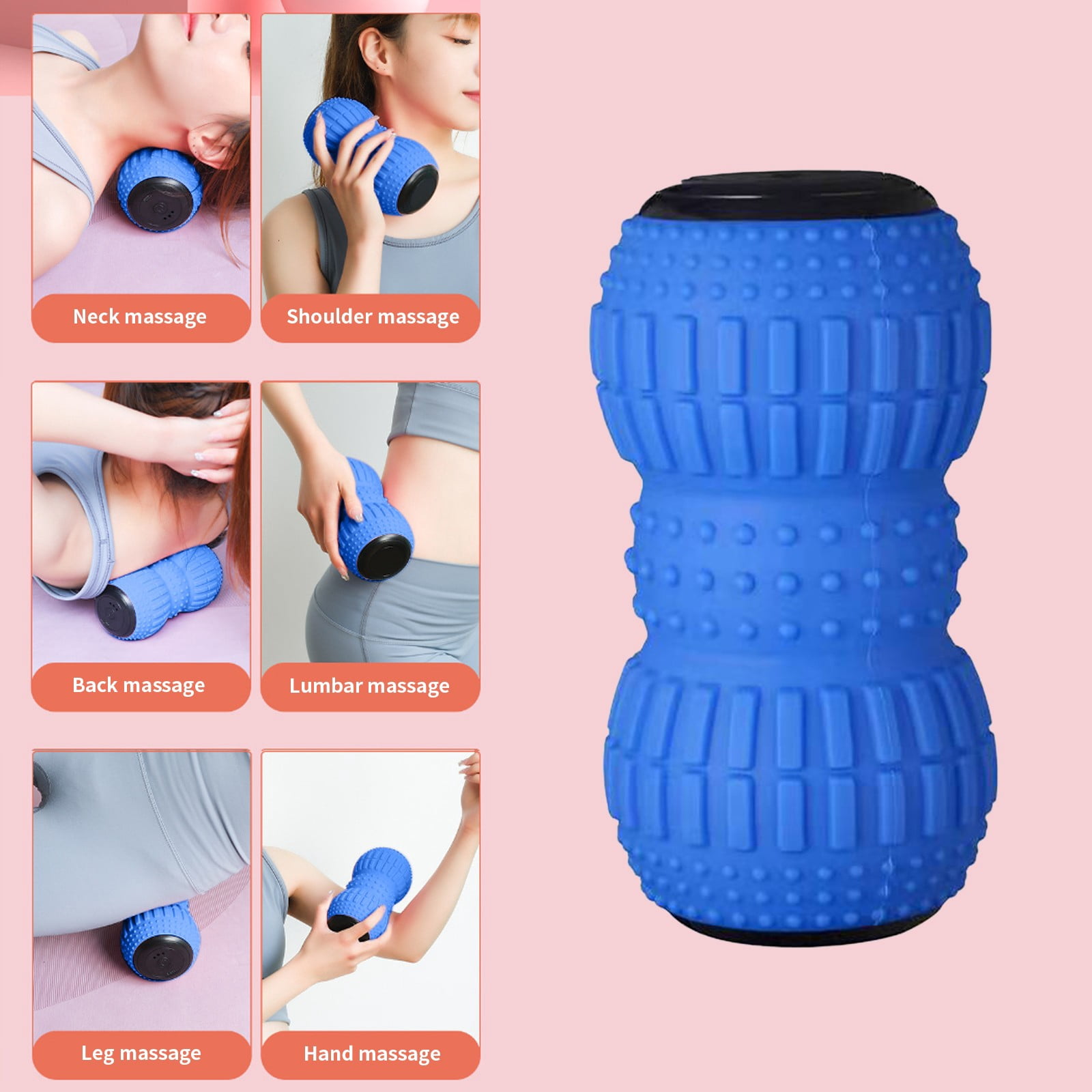 Vibrating Peanut Massage Ball,2 in 1 Vibration Peanut Roller,Muscle Pain  Relief With 6 Speed For Myofascial Release,Deep Tissue Muscle Relief For  Foot - Walmart.com