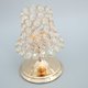 thumbnail image 4 of Candelabros votivos de cristal brillante con forma de pilar y flores 6 M, 4 of 6