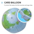 thumbnail image 5 of Inflatable Toy Globe Tellurion Training Geography Map Balloon Water Ball 40 cm, 5 of 5