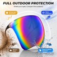 thumbnail image 5 of Full Cover Face Visor Protective, Tinted Full Face Shield Sun Protection,Anti-Fog & Anti-Glare Lightweight Futuristic Face Guard for Cycling, Gardening, Woodworking & Holiday Cosplay ﻿, 5 of 9