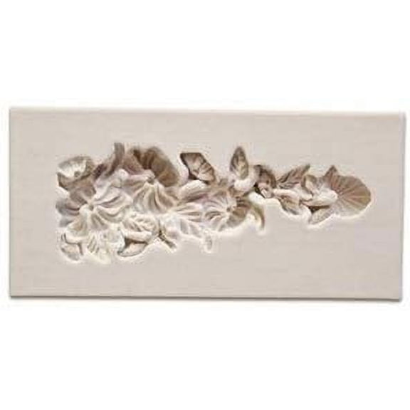 O'Creme Silicone Fondant Mold Flower Scroll