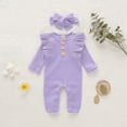 thumbnail image 6 of Actoyo Newborn Infant Baby Girl Romper Bodysuit One-pieces Outfits Clothes 0-18M, 6 of 7