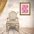thumbnail image 3 of Grey, Jace 25x32 Gold Ornate Wood Framed with Double Matting Museum Art Print Titled - Pink movement, 3 of 4
