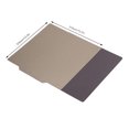 thumbnail image 4 of 310x310mm Base Magnétique Ressort en Acier PEI - Surface de Construction Double Face Flexible avec Forte Adhérence, Haute Planéité et Résistance à la Chaleur jusqu'à 130°C - Retrait et Nettoyage Faciles du Modèle pour Créality, 4 of 6