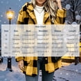 thumbnail image 4 of KICILVS Fleece Cardigans for Women Button Down Hooded Plaid Coat Warm Fuzzy Sherpa Cardigan Oversized Winter Outwear with Pockets, 4 of 7