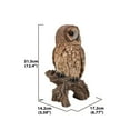 thumbnail image 6 of 12.25" Owl on Stump Outdoor Garden Statue, 6 of 6