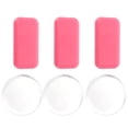 thumbnail image 1 of HAMPPLIES 6Pcs Silicone False Eyelash Pads Assorted Color Lash Holders for Extension Practice, 1 of 8