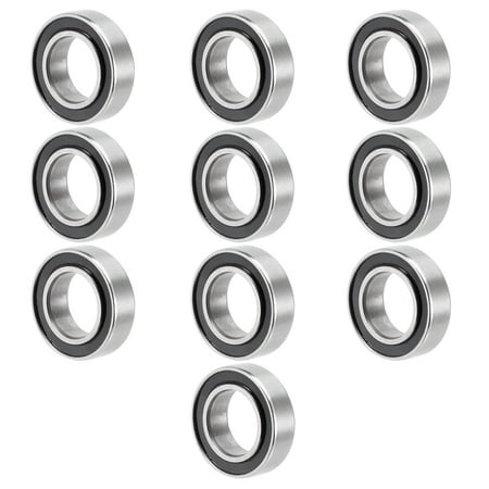 - Unique Bargains 10pcs MR148-2RS 8mmx14mmx4mm Double Sealed Miniature Deep Groove Ball Bearing