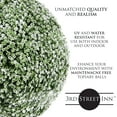 thumbnail image 3 of 3rd Street Inn 21" XXL Baby's Breath Indoor/Outdoor Artificial Topiary Ball - 1 Pack, 3 of 5
