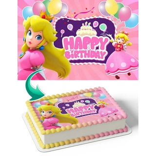 Princess Peach and Daisy Cake Topper / Super Mario Princess Peach / Castle  / Princess Peach / Daisy / Princess Peach Birthday Party 