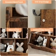 thumbnail image 4 of COZONY Kids Bookshelf with Storage Cubbies and Toy Organizer, Retro coloer, 4 of 8