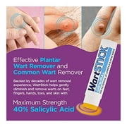 Wart Stick Painless & Odorless Solid Wart Stick Remover, Maximum Strength, 0.2 oz, 5 Pack