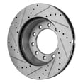 thumbnail image 3 of Vented Brake Disc Compatible With Ford F-450 Super Duty Harley-Davidson Edition 8 Cyl 6.4L F-450 Super Duty XL 8 Cyl 6.7L 2005-2016 By 54128 680305 60054197 54128G 680305R, 3 of 8