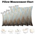 thumbnail image 7 of Throw Pillow Covers 18x18 Inch, Abstract Brown Decorative Pillow Cases for Couch Sofa Bed, Modern Gradient Minimalist Mottled Art Cotton Linen Square Home Decor Pillowcases with Hidden Zipper, 7 of 7